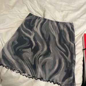 Urban Outfitters mesh mini skirt